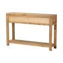 Mueble Recibidor Rustico 3 Cajones Estante - Serie Aatmos