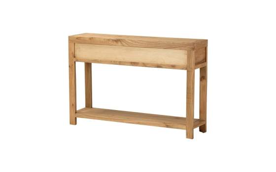 Mueble Recibidor Rustico 3 Cajones Estante - Serie Aatmos