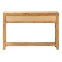 Mueble Recibidor Rustico 3 Cajones Estante - Serie Aatmos