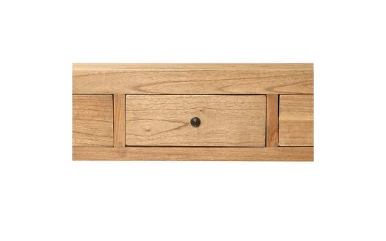 Mueble Recibidor Rustico 3 Cajones Estante - Serie Aatmos
