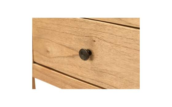 Mueble Recibidor Rustico 3 Cajones Estante - Serie Aatmos