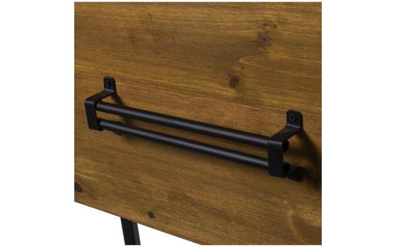 Mueble Recibidor Rustico Industrial 2 Cajones Serie Faranta