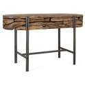 Mueble Recibidor Rustico Teca Acero Serie Aforest