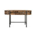 Mueble Recibidor Rustico Teca Acero Serie Aforest