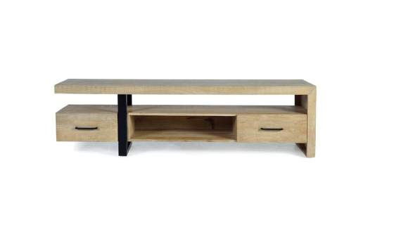 Mueble Televisión Moderno con 2 Cajones Mango Arestane