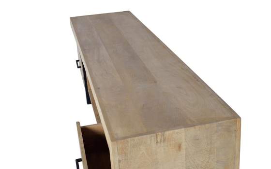 Mueble Televisión Moderno con 2 Cajones Mango Arestane
