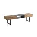 Mueble Televisión Rustico Industrial Serie Absuara