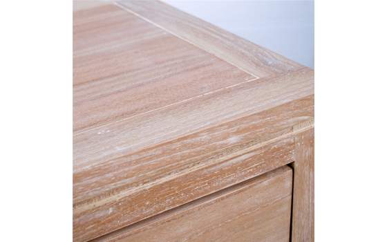 Mueble Television 4 Cajones Blanco Patinado Serie Elisean