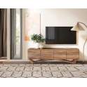 Mueble Television 4 Puertas Madera de Acacia Serie Natild