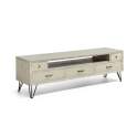 Mueble Television Actual Blanco Hueso Serie Muria