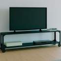 Mueble Television Bajo en Chapa Acero Serie Dustriasl