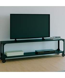 Mueble Television Bajo en Chapa Acero Serie Dustriasl