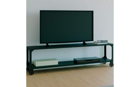 Mueble Television Bajo en Chapa Acero Serie Dustriasl