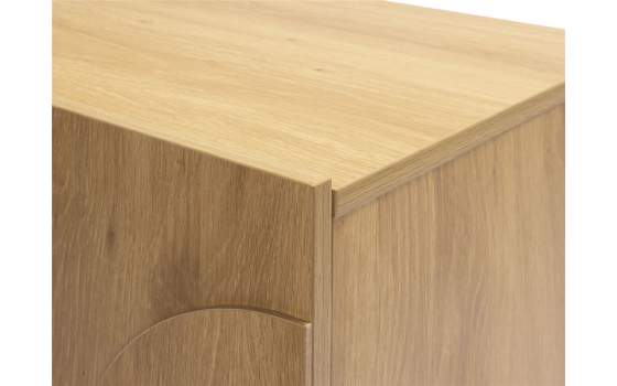 Mueble Television Bajo 4 Puertas Actual Roble Serie Ajober