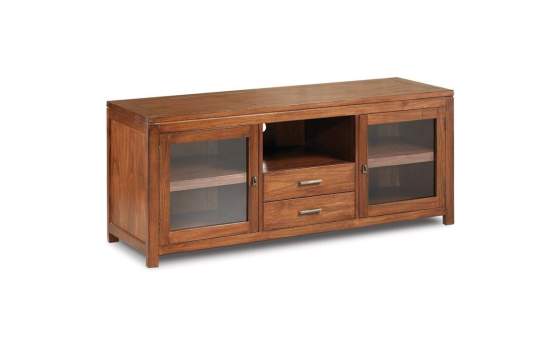 Mueble Television Colonial 2 Puertas 2 Cajones Serie Atensa