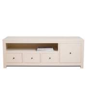 Mueble Television Colonial Color Blanco Ivory