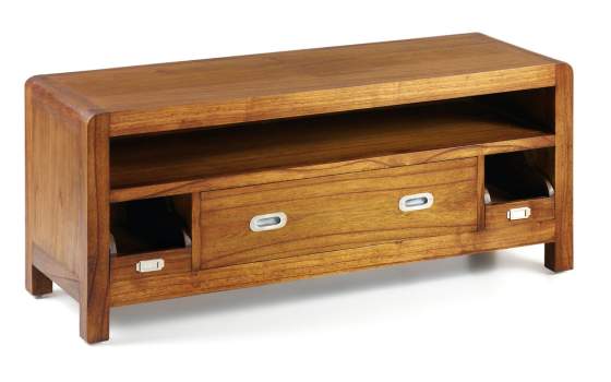 Mueble Television Colonial Flash 3 Cajones 1 Hueco
