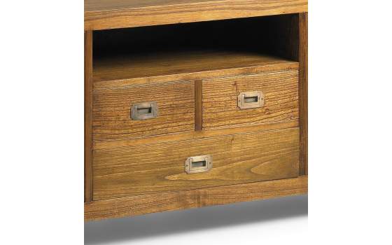 Mueble Television Colonial Star 3 Cajones 2 Puertas