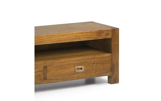 Mueble Television Colonial Star Largo 3 Cajones 1 Hueco