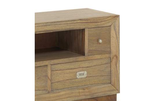 Mueble Television con 5 Cajones Colonial Serie Merapi
