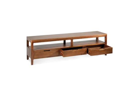 Mueble Television Estilo Colonial con 3 Cajones Serie Oporto