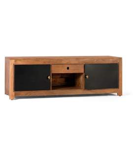 Mueble Television Industrial 2 Puertas 1 Cajon Serie Artenssian