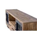 Mueble Television Industrial 2 Puertas 2 Cajones Serie Aixado