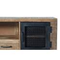 Mueble Television Industrial 2 Puertas 2 Cajones Serie Aixado
