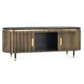 Mueble Television Madera Mango con Chapa Bronce Amcel