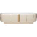 Mueble Television Moderno Blanco 4 Puertas Serie Aisain