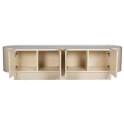 Mueble Television Moderno Blanco 4 Puertas Serie Aisain