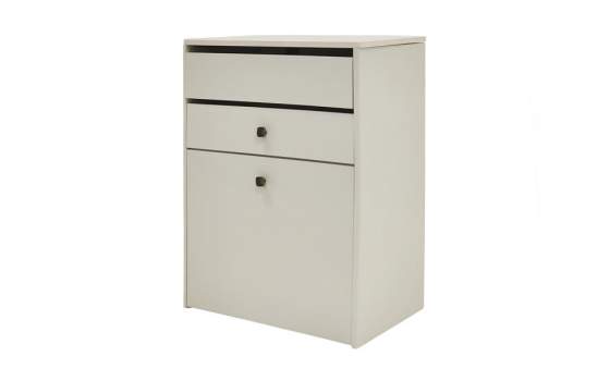 Mueble Tocador con Espejo y Banco Color Blanco - Serie Aloigny
