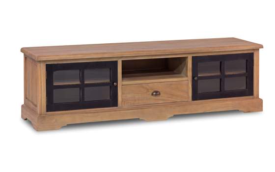 Mueble TV 1 Cajon 2 Puertas Estilo Contemporaneo Siena