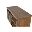 Mueble TV 1 Puerta Corredera Estilo Industrial Serie Aibiri