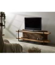 Mueble TV 2 Baldas Madera Reciclada Metal Serie Venatici