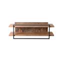 Mueble TV 2 Baldas Madera Reciclada Metal Serie Venatici
