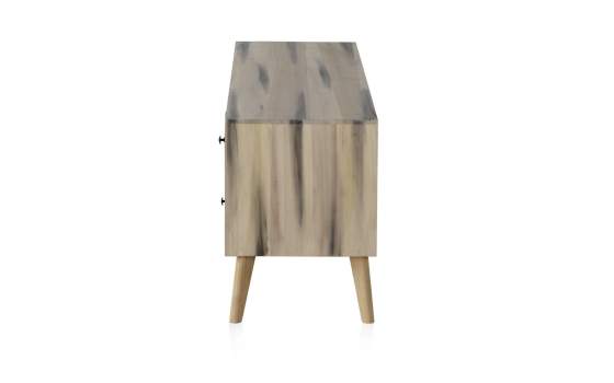 Mueble TV 2 Cajones 1 Puerta Estilo Actual Serie Alamos
