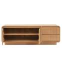 Mueble TV 2 Cajones 2 Puertas Teca Natural Serie Eyre