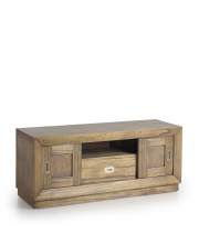 Mueble TV 2 Puertas 1 Cajon Colonial Serie Merapi