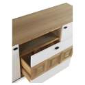 Mueble TV  2 Puertas 1 Cajon Estante Estilo Actual Serie Boeta