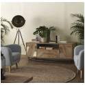 Mueble TV 2 Puertas 1 Cajon Estilo Industrial Serie Aheya