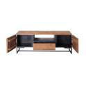 Mueble TV 2 Puertas 1 Cajon Madera Reciclada Metal Lacerta
