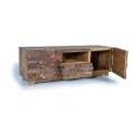 Mueble TV 2 Puertas 1 Cajon Madera Reciclada Serie Ratrasa