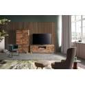 Mueble TV 2 Puertas 1 Cajon Madera Reciclada Serie Ratrasa