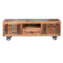 Mueble TV 2 Puertas 1 Cajon Vintage Colores Desgastados Artsas