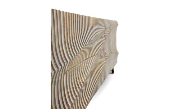 Mueble TV 2 Puertas 2 Cajones Patinado Blanco Aguazal