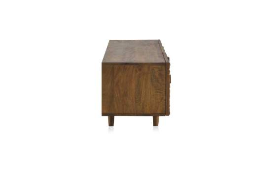 Mueble TV 2 Puertas 2 Cajones Tallados Decorados Serie Adialt
