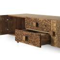 Mueble TV 2 Puertas 2 Cajones Tallados Decorados Serie Adialt