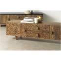 Mueble TV 2 Puertas 2 Cajones Tallados Decorados Serie Adialt