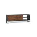 Mueble TV 2 Puertas Acanaladas Estilo Industrial Ariost